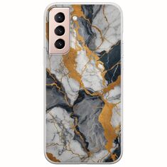 The Marble Collection - Artistic Samsung Galaxy S21 FE 5G Flexible TPU (Διάφανη Σιλικόνη)