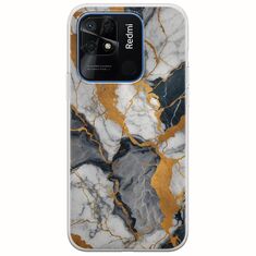 The Marble Collection - Artistic Xiaomi Redmi 10C Flexible TPU (Διάφανη Σιλικόνη)