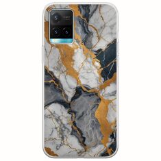 The Marble Collection - Artistic Vivo Y33s Flexible TPU (Διάφανη Σιλικόνη)