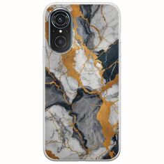 The Marble Collection - Artistic Huawei Nova 9 SE Flexible TPU (Διάφανη Σιλικόνη)