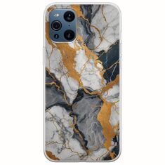 The Marble Collection - Artistic Oppo Find X3 Pro 5G Flexible TPU (Διάφανη Σιλικόνη)