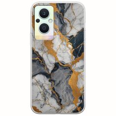 The Marble Collection - Artistic Oppo Reno 7 Lite 5G Flexible TPU (Διάφανη Σιλικόνη)