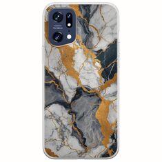 The Marble Collection - Artistic Oppo Find X5 Pro 5G Flexible TPU (Διάφανη Σιλικόνη)