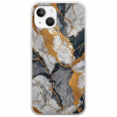 The Marble Collection - Artistic iPhone 14 Flexible TPU (Διάφανη Σιλικόνη)