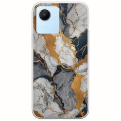 The Marble Collection - Artistic Realme C30 Flexible TPU (Διάφανη Σιλικόνη)