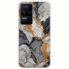 The Marble Collection - Artistic Xiaomi Poco F4 5G Flexible TPU (Διάφανη Σιλικόνη)