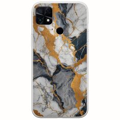 The Marble Collection - Artistic Xiaomi Poco C40 Flexible TPU (Διάφανη Σιλικόνη)