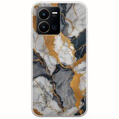 The Marble Collection - Artistic Vivo Y35 Flexible TPU (Διάφανη Σιλικόνη)