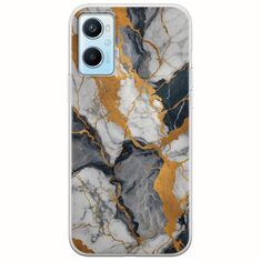 The Marble Collection - Artistic Oppo A96 4G Flexible TPU (Διάφανη Σιλικόνη)
