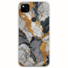 The Marble Collection - Artistic Google Pixel 4a 4G Flexible TPU (Διάφανη Σιλικόνη)