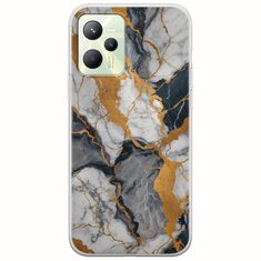 The Marble Collection - Artistic Realme Narzo 50A Prime Flexible TPU (Διάφανη Σιλικόνη)