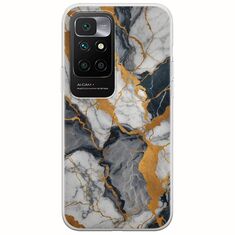 The Marble Collection - Artistic Xiaomi Redmi 10 2022 Flexible TPU (Διάφανη Σιλικόνη)