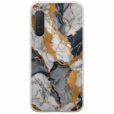 The Marble Collection - Artistic Sony Xperia 5 Flexible TPU (Διάφανη Σιλικόνη)