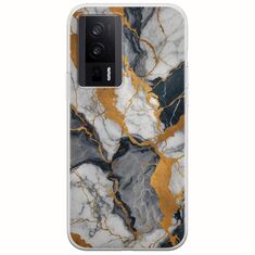 The Marble Collection - Artistic Xiaomi Poco F5 Pro 5G Flexible TPU (Διάφανη Σιλικόνη)