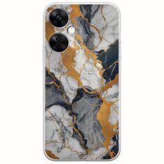 The Marble Collection - Artistic OnePlus Nord CE 3 Lite 5G Flexible TPU (Διάφανη Σιλικόνη)
