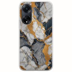 The Marble Collection - Artistic Oppo A98 5G Flexible TPU (Διάφανη Σιλικόνη)