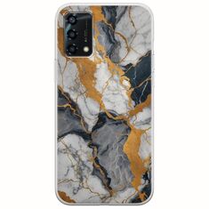 The Marble Collection - Artistic Oppo A95 5G Flexible TPU (Διάφανη Σιλικόνη)