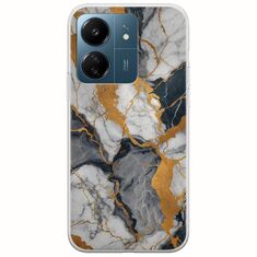 The Marble Collection - Artistic Xiaomi Poco C65 Flexible TPU (Διάφανη Σιλικόνη)