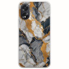 The Marble Collection - Artistic Oppo A38 Flexible TPU (Διάφανη Σιλικόνη)