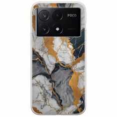 The Marble Collection - Artistic Xiaomi Poco X6 Pro 5G Flexible TPU (Διάφανη Σιλικόνη)