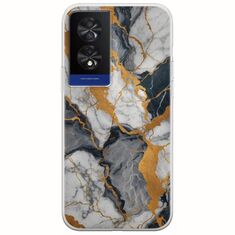 The Marble Collection - Artistic TCL 40 NXTPAPER 4G Flexible TPU (Διάφανη Σιλικόνη)