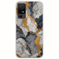 The Marble Collection - Artistic TCL 40 NXTPAPER 5G Flexible TPU (Διάφανη Σιλικόνη)