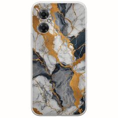 The Marble Collection - Artistic Xiaomi Poco M4 5G Flexible TPU (Διάφανη Σιλικόνη)