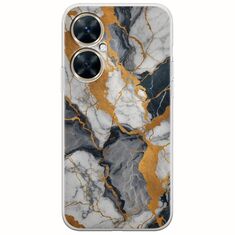 The Marble Collection - Artistic Huawei Nova 11i Flexible TPU (Διάφανη Σιλικόνη)