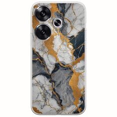 The Marble Collection - Artistic Xiaomi Poco F6 5G Flexible TPU (Διάφανη Σιλικόνη)