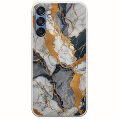 The Marble Collection - Artistic Samsung Galaxy M15 5G Flexible TPU (Διάφανη Σιλικόνη)