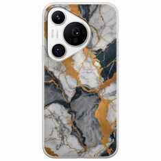 The Marble Collection - Artistic Huawei Pura 70 Pro Flexible TPU (Διάφανη Σιλικόνη)