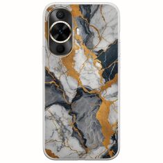 The Marble Collection - Artistic Huawei Nova 12s Flexible TPU (Διάφανη Σιλικόνη)
