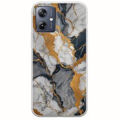 The Marble Collection - Artistic Motorola Moto G54 5G Flexible TPU (Διάφανη Σιλικόνη)
