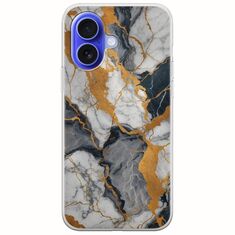 The Marble Collection - Artistic iPhone 16 Flexible TPU (Διάφανη Σιλικόνη)