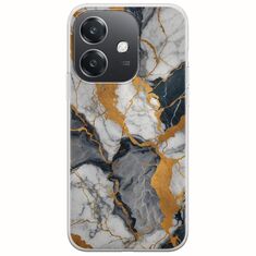The Marble Collection - Artistic Oppo A40 Flexible TPU (Διάφανη Σιλικόνη)