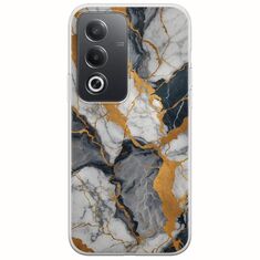 The Marble Collection - Artistic Oppo A80 5G Flexible TPU (Διάφανη Σιλικόνη)