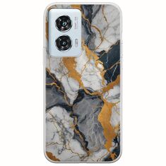 The Marble Collection - Artistic Motorola Edge 50 Fusion 5G Flexible TPU (Διάφανη Σιλικόνη)