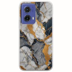 The Marble Collection - Artistic Motorola Moto G85 5G Flexible TPU (Διάφανη Σιλικόνη)