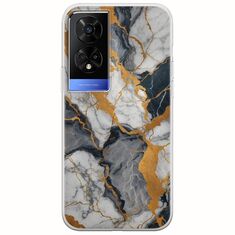 The Marble Collection - Artistic TCL 50 5G Flexible TPU (Διάφανη Σιλικόνη)