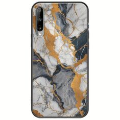 The Marble Collection - Artistic Samsung Galaxy A30s Black TPU (Μαύρη Σιλικόνη)