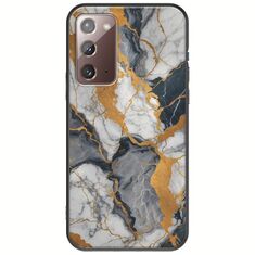 The Marble Collection - Artistic Samsung Galaxy Note 20 Black TPU (Μαύρη Σιλικόνη)