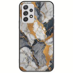 The Marble Collection - Artistic Samsung Galaxy A32 5G Black TPU (Μαύρη Σιλικόνη)
