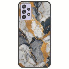 The Marble Collection - Artistic Samsung Galaxy A52 (4G/5G) A52s Black TPU (Μαύρη Σιλικόνη)