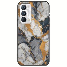 The Marble Collection - Artistic Realme GT Master Edition Black TPU (Μαύρη Σιλικόνη)