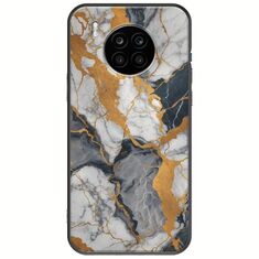The Marble Collection - Artistic Honor 50 Lite Black TPU (Μαύρη Σιλικόνη)