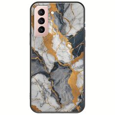 The Marble Collection - Artistic Samsung Galaxy S22 Black TPU (Μαύρη Σιλικόνη)