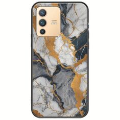 The Marble Collection - Artistic Vivo V23 5G Black TPU (Μαύρη Σιλικόνη)