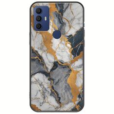The Marble Collection - Artistic TCL 305 / 306 / 30E / 30SE Black TPU (Μαύρη Σιλικόνη)