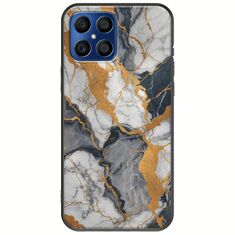 The Marble Collection - Artistic Honor X8 Black TPU (Μαύρη Σιλικόνη)