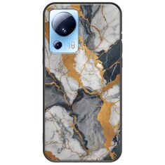 The Marble Collection - Artistic Xiaomi 13 Lite 5G Black TPU (Μαύρη Σιλικόνη)